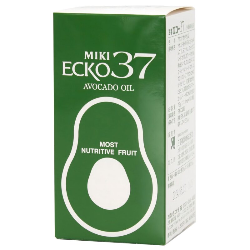 日本三基 MIKI ECKO37 牛油果植物胶囊亚麻籽油琉璃苣油膳食营养