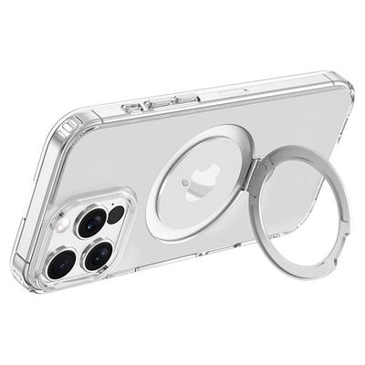 迪沃DEVIA清透系列支架防摔磁吸保护壳iPhone16透明硬手机壳适用于苹果16ProMax