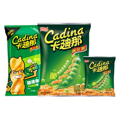 卡迪那原味豌豆脆追剧解馋小零食