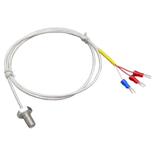 PT100螺纹固定热电阻M3M5m6M8M4高温防水螺钉温度传感器感温探头