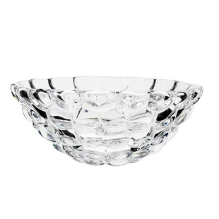 Orrefors进口手工水晶玻璃碗家用RASPBERRY创意水果沙拉碗个性ins