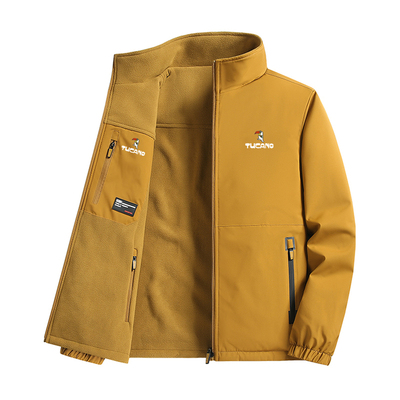 啄木鸟双面穿立领夹克外套男秋冬