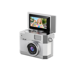 2025新品迷你拇指相机翻转屏高清便携学生党Vlog旅行骑行随身挂饰