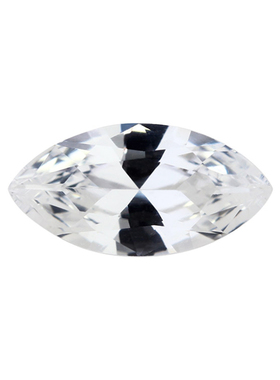 马眼12#白刚玉戒面人造宝石戒面裸石 树叶形白蓝宝镶嵌耳环主石钻