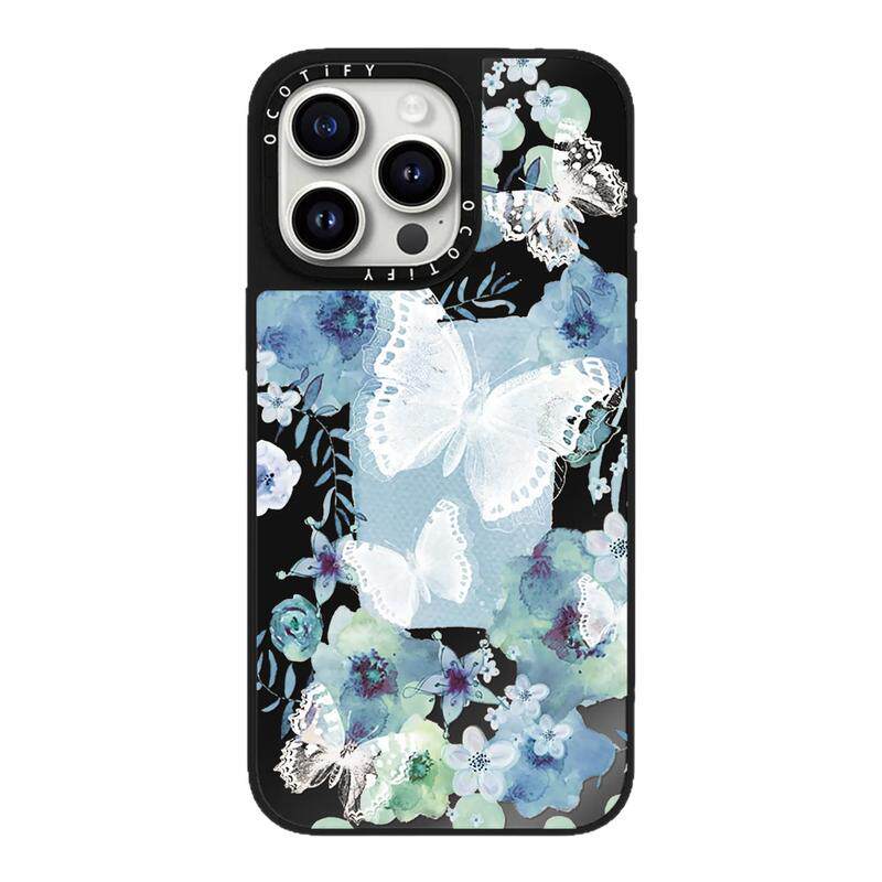 CASETiFiY艺术家联名复古花蝴蝶16pro适用iphone17promax苹果15plus手机壳13透明14华强北