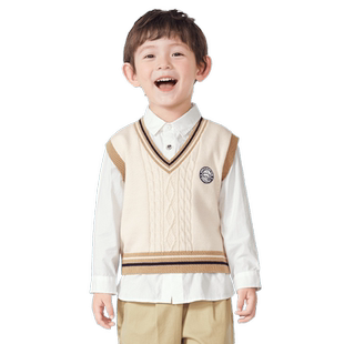 巴拉巴拉儿童排骨马甲男女童羽绒背心秋冬童装保暖内胆亲子小大童