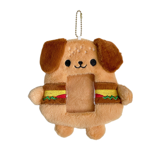 Gifts for addicts 汉堡小狗毛绒追星卡套饭卡公交卡拍立得保护套