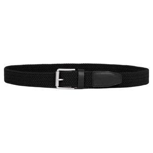 海外代购ECCO Belts Formal Braided男弹性腰带透气编织可调节