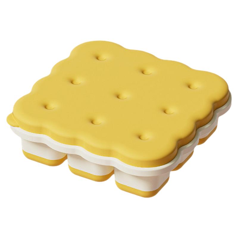 饼干造型带盖食品级PP冰格模具