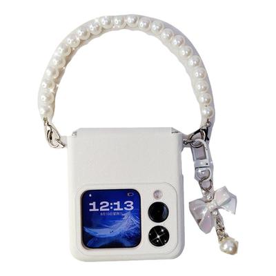 华为novaflip手机壳山茶花丝巾