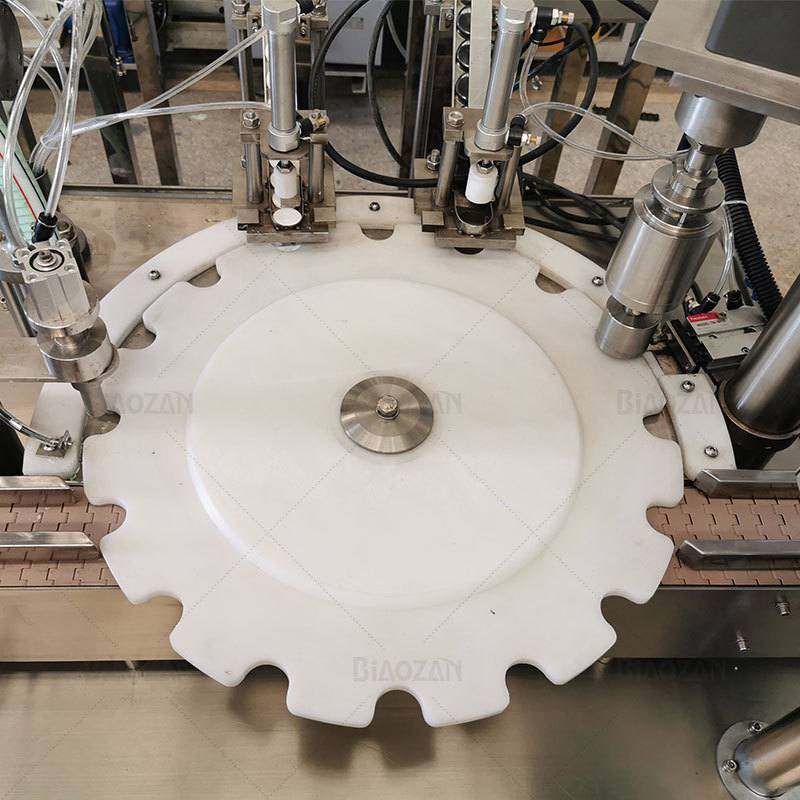 小罐面霜灌装旋盖机 眼霜珍珠霜灌装机 全自动乳膏液灌装旋盖机