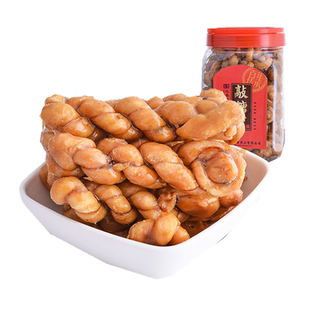 敲糖帮红糖拉丝麻花义乌特产传统糖勾麻花大桶家庭经济装