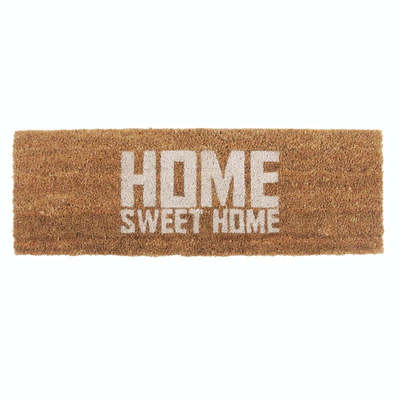 长条简约椰子纤维除尘蹭沙地垫