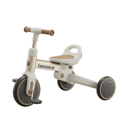 lecoco乐卡儿童三轮车脚踏车平衡车宝宝小孩多功能轻便自行车