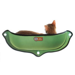 美国KH猫吊床半封闭型深度睡眠窝晒太阳猫垫猫窝吸盘窗台车载猫窝