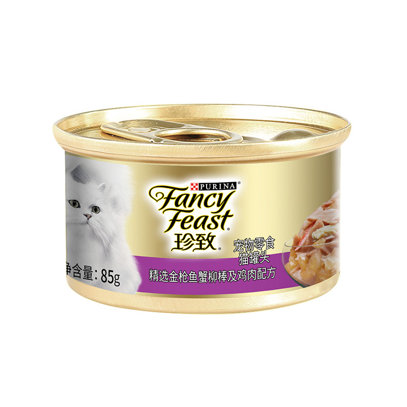 珍致金罐成猫幼猫主食罐营养慕斯发腮湿粮猫罐头猫咪零食85g/24罐