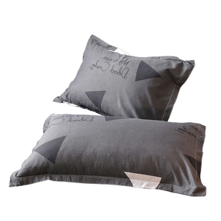 2026新款网红枕套一对装纯水洗棉单个48×74cm单人学生宿舍枕头套