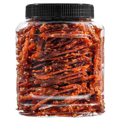 香辣银鱼仔500g罐装即食