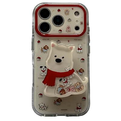 可爱西高地小狗适用苹果手机壳