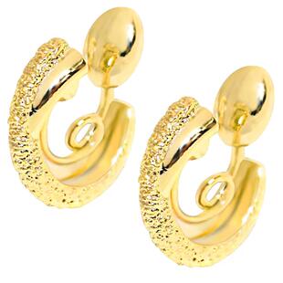 OSEWAYA耳夹女无耳洞小众金属耳圈无痛耳环几何耳饰个性耳骨夹