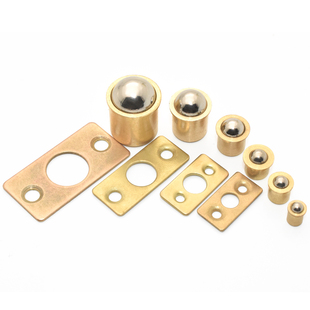 榻榻米抽屉定位珠吸合器柜门铜碰珠弹簧卡扣弹珠门扣不锈钢限位珠