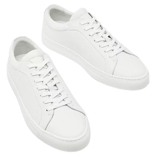 西班牙MD男鞋经典美式板鞋真皮休闲运动小白鞋系带复古潮流德训鞋