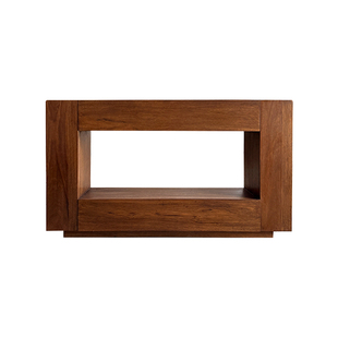 Ni尼家中古风实木玄关柜侘寂风边柜端景台客厅条案桌储物装饰柜子