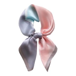 小方巾丝巾女四方形春秋夏季职业装空姐搭配衬衫护颈围脖子薄围巾