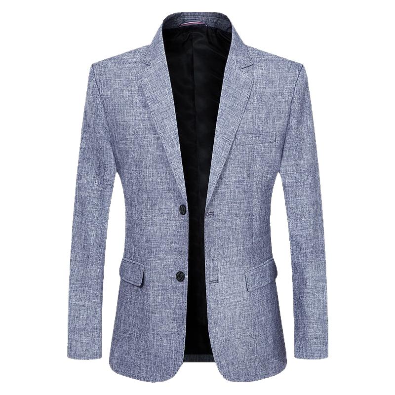 秋季中年男士西服春休闲便服单西