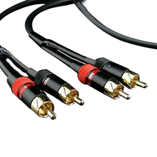 高保真专业级 RCA线 功放线 双莲花信号线 音频线 0.5米-30米
