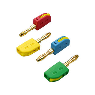 免焊快接4MM香蕉插头banana灯笼头传感器接头电力实验测试连接器