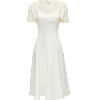 ONLYA字两件套中长款连衣裙