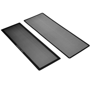 电脑风扇防尘网罩PVC塑料冲孔网机箱顶部底部侧板灰尘网吸铁小刀