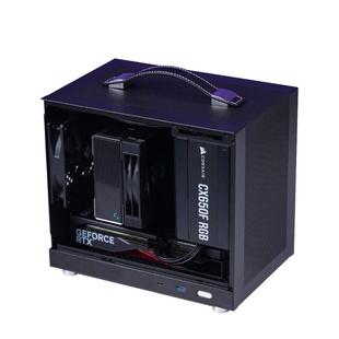 闪鳞G200小型迷你itx主机12600KF/7500F/7800X3D/RTX4060ti/5070独显便携高端游戏电脑桌面台式机diy整机
