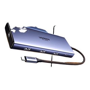 绿联USB3.2拓展坞typec转gen2高速hub分线器10Gbps转换HDMI投屏显示器多接口功能适用笔记本电脑转接U盘硬盘