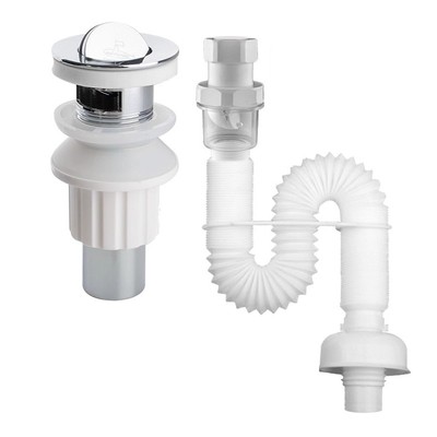 潜水艇洗脸盆下水器按压式套装