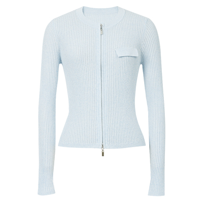 MOFAN摩凡秋新款灰色毛针织衫