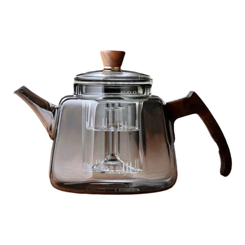全度耐高温玻璃侧把煮茶壶