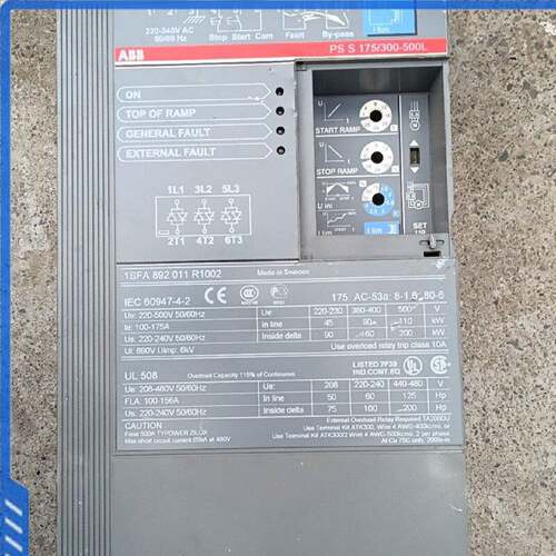 议价可维修拆机ABB软启动PSS175300500L1SFA892011R1002主板驱动