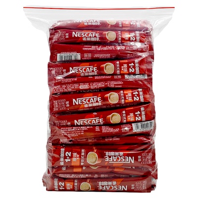 雀巢速溶3合1咖啡原味特浓100条