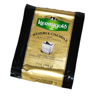 Kerrygold Cheese爱尔兰金凯利陈年切打干酪淡味车打芝士大孔干酪
