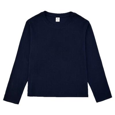 大码女装正肩长袖T恤早秋季2025新款纯色百搭圆领休闲打底衫上衣