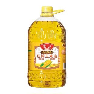 鲁花淘淘飘香压榨特香玉米油6.08L厨房食用油非转基因