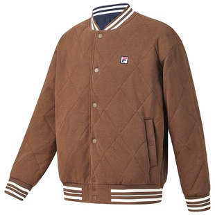 易烊千玺同款FILA斐乐官方男双面穿外套25冬新款网球运动保暖上衣