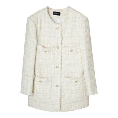 龍喜儿小香风常规款羊毛外套