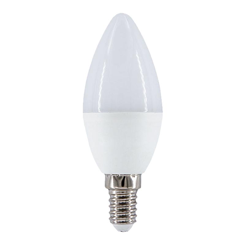 led灯泡小螺口超亮e14螺丝口节能灯吊灯细口尖泡灯家用照明光源5w