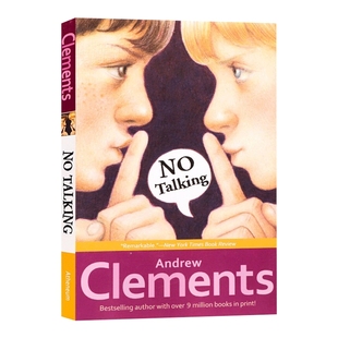 英文原版 No Talking 不要说话 Andrew Clements 安德鲁 克莱门斯 儿童课外英语读物 英文版 进口英语原版书籍