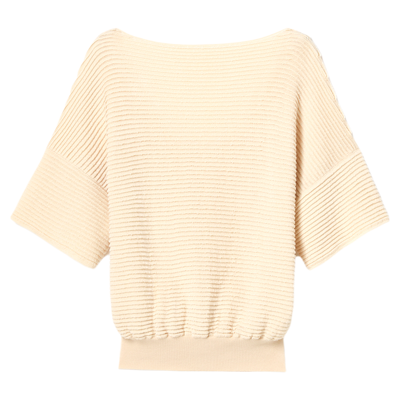 LAFAYETTE148/拉飞逸奥斯曼蝙蝠袖宽松针织上衣