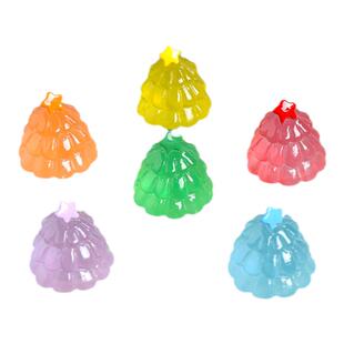 2024新款夜光圣诞树雪景造景治愈系圣诞节微景观小摆件透明装饰品