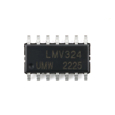 原装正品 LMV324IDR SOP-14 四通道低功耗轨到轨运算放大器芯片IC